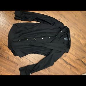 Lands End black dress button down